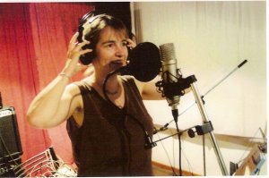 Enregistrement de la voix de Solange Bazely à Cordoba, en Argentine, décembre 2008