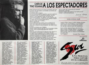 Affiche Sur de Fernando Solanas