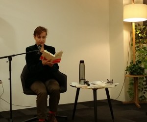 Lecture La danse de l'araignée le samedi 27 janvier 2017 à la librairie Ombras Blanches Etrangères, dans le cadre du Café Tango, organisé par le festival Tangopostale © Christian Couderette