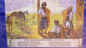 Azulejos du Martín Fierro à Mendoza, Argentine