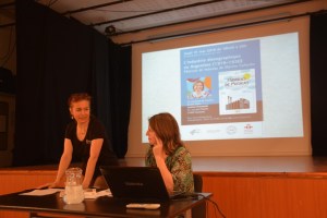 Marina Cañardo présente son livre Fábricas de Músicas à l'Institut Cervantès le 31 mai 2018 © Julio Navarro